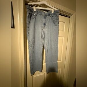 H&M Denim low waist baggy jeans